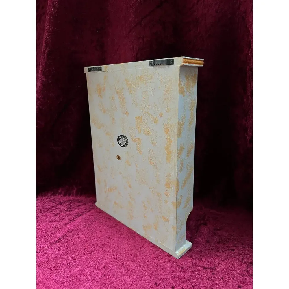 Vintage Terry's Village Wood Key Cabinet - Kitchen Cupboard Wall Key Holder
